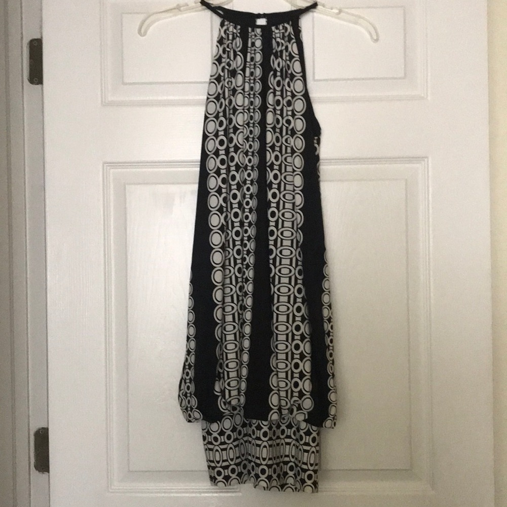 Black and white dress